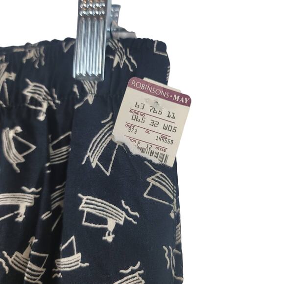 Clio Robinson May Black Fishing Boat Design Pants Large NWT - Picture 3 of 6